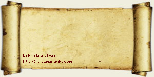 Olga Baletić vizit kartica